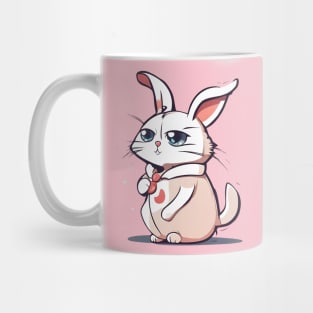 Bunny Funny Cute Anime-Cartoon Rabbit character Mug